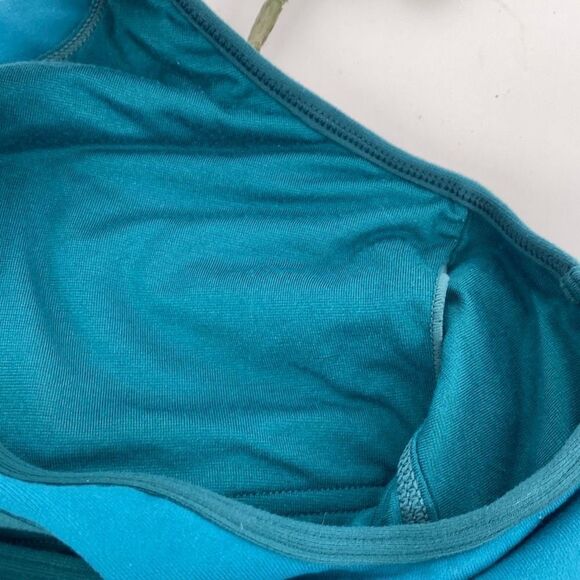 Lululemon Racer Back‎ Cinch Front Tank Medium Support Green Size 10 - Picture 7 of 12